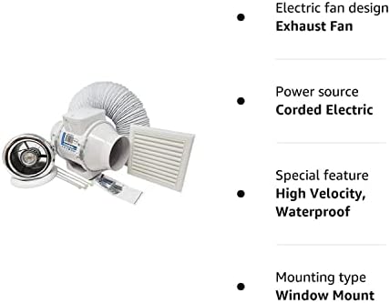 Full Shower Fan Light Kit - 100mm LED Light Chrome & White Bezel for Steam Moist Damp Condensation Control Low Noise Bathroom Toilet En-Suite 4 inch Run on Timer and 4.6w MR 16 4000k 12v Angle Light