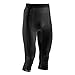 Lurbel Cristallo Pants 3/4, Mallas Primera Capa, Mallas Termo-reguladoras, Mallas Piratas Outdoor, Mallas Trekking, Mallas Transpirables, Mallas Deportivas Hombre. (Marengo, Mediana -M)