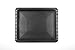 445 x 375 x 30 mm, antiadherente, bandeja de horno apta para Whirlpool Ignis Bauknecht Indesit 481010764532 (negro)