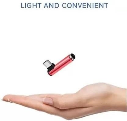 Image of ASTOUND L Shape Type-C to 3.5 mm Aux Audio Adapter Connector