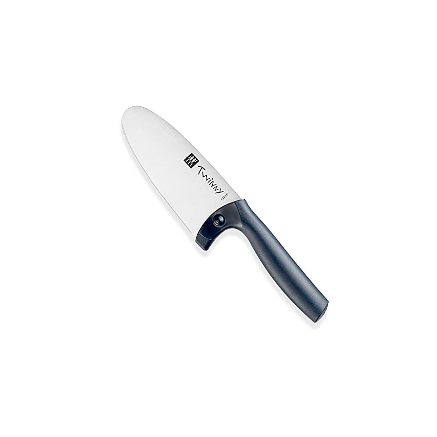 ZWILLING-Twinny-Stainless-Steel-Childrens-Chefs-Knife-10cm-Rounded-Blade-Child-Friendly-Design-Plastic-Handle-Blue ZWILLING Twinny Stainless Steel Children's Chef's Knife, 10cm, Rounded Blade, Child-Friendly Design, Plastic Handle, Blue