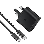 25W Motorola Fast Charger Compatible for Moto G Play, Moto G Power (2026/2025/2024/2023/2022/2021), Motorola G 5G, Stylus, Edge/Edge+ (2026/2025/2024/2022) USB C to USB C Charging Cable Cord(1.5m)