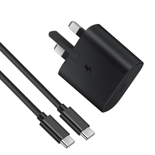 25W Motorola Fast Charger Compatible for Moto G Play (2023/2024), Moto G Power (2025/2024/2023/2022), G 5G, Stylus (2025/2024/2022), Edge 2022/Edge+ 2022/2023 USB C to USB C Charging Cable (1.5m)