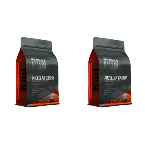 Premium Body Nutrition Micellar Casein Strawberry 1kg Pouch (Pack of 2)