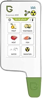 Greentest eco 5+ Fish Digital Food Nitrate Tester, Drinking Water Quality TDS PPM Meter, Radiation Detector Geiger Counter for Fruit,Vegetable,Meat Fish