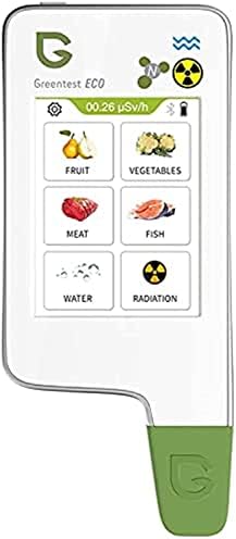 Greentest eco 5+ Fish Digital Food Nitrate Tester, Drinking Water Quality TDS PPM Meter, Radiation Detector Geiger Counter for Fruit,Vegetable,Meat Dosimeter