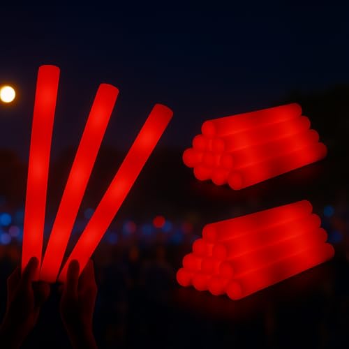 Baton Lumineux Fluorescent LED Mousse Multicolore pour Fête et Festival