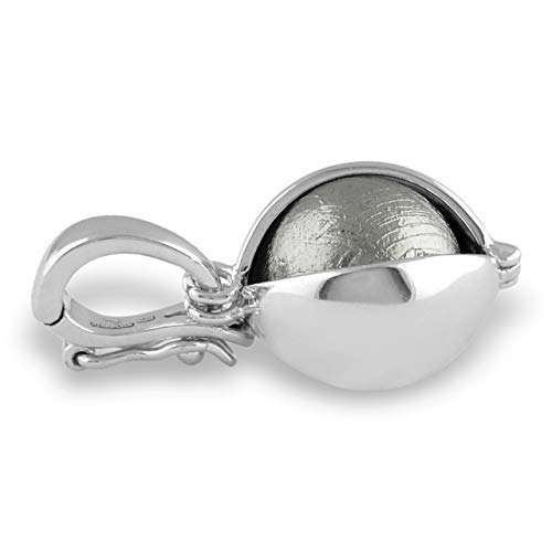 Starborn Sterling Silver Muonionalusta Meteorite Sphere Hinged Pendant3