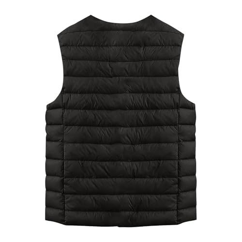 Womens Lightweight Puffer Vest Packable Warm Winter Sleeveless Jacket Crew Neck Water Resistant Quilted Vest4
