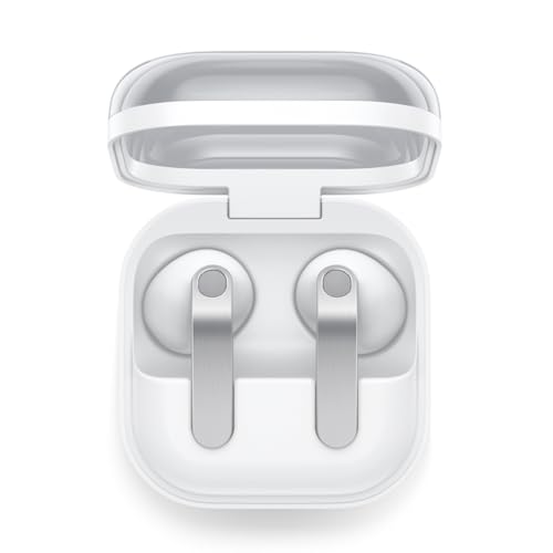 Image of Samsung Galaxy Buds4 (White) in-Ear Wireless Earbuds with Hi-Fi Audio | Adaptive ANC and EQ 2.0 | 360-Audio | Live Translation | Head Gesture Control | IP54