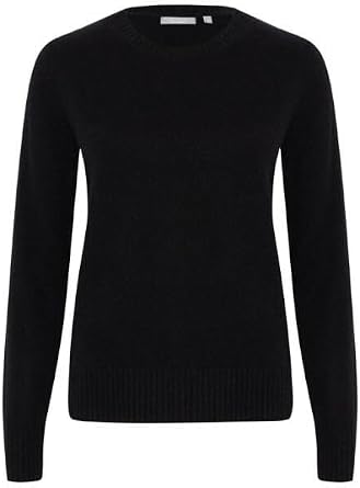 Style & Republic 100% Pure Cashmere Long Sleeve Crew Neck Sweater for Women