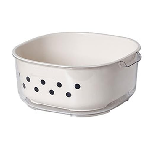 Scodella per Frutta a Doppio Strato, Colino per Frutta, Leggero e Robusto, per Lavare le Verdure, per e Soggiorno