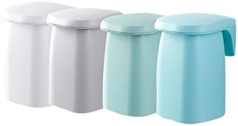 4PCS Magnetic Suction Cup Wall Mounted Toothbrush Rack Brushing Cup Washing Cup Toothbrush Holder