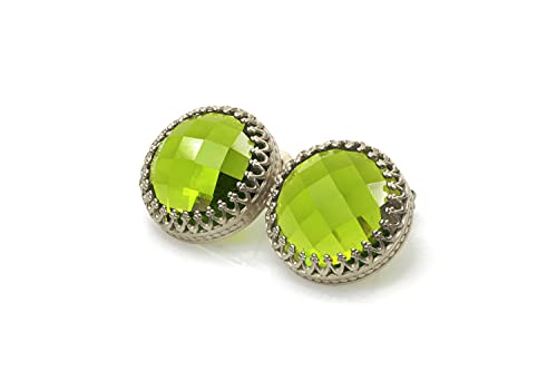 Boucles d'oreilles pierre de naissance en argent anti-allergie pour sublimer un look de mariage