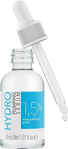 Preisvergleich Produktbild Catrice Hydro Plumping Serum, Intensivpflege, Konzentrat, mit 1,5% Hyaluronsäure, transparent, für Mischhaut, beruhigend, pflegend, hautglättend, vegan, ohne Alkohol, ohne Parabene (30ml)