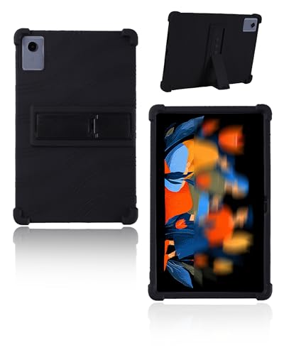 Étui silicone Lenovo Xiaoxin Pad 12.1 avec support antichoc noir