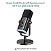 YOUSHARES Foam Microphone Windscreen Compatible with Fifine AM8 USB Microphone for Recording, Podcasting, Wind Cover Mic Pop Filter