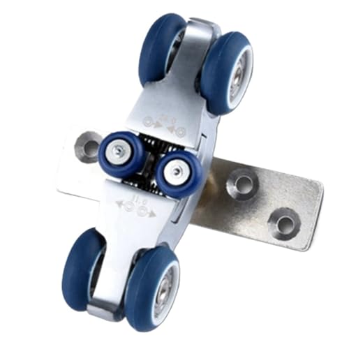 Roulette for portes pliantes murales et quincaillerie de guidage pour meuble suspendu