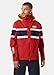Helly-Hansen Salt Original Jacket - Men's Sailing Coat Flag Stripe, Waterproof HELLY TECH, Reflective Hood, 162 Red - 2XL