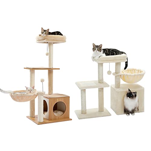 Peuqlti Cat Activity Trees Bundle For Indoor Cats #TOP11
