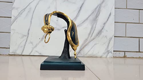 Youfine 12.6'' Famous Dance Of Time Ii Bronze Salvador Dali Collection Statue Famous Modern Art Tabletop Display #TOP2