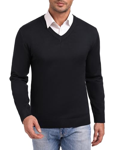 iClosam Pull Homme Hiver Chaud Pull Homme Col V Hiver