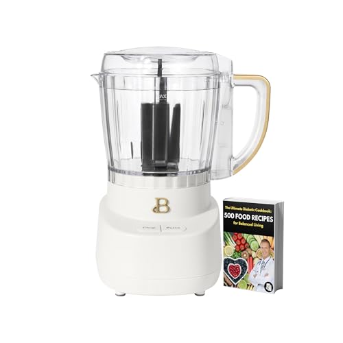 Beautiful by Drew Barrymore 3-Cup Food Chopper, White Icing, 250...