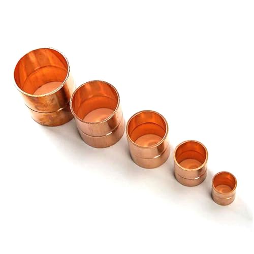 Manguito de cobre de 15x1mm para soldar conexiones rectas de tuberías 3