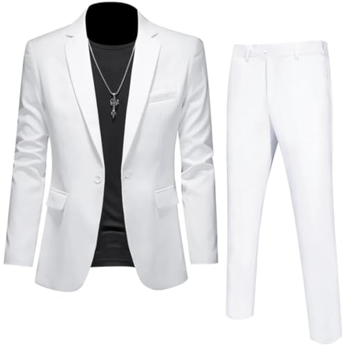 Men Handsome Groom Wedding Party Set Suits4