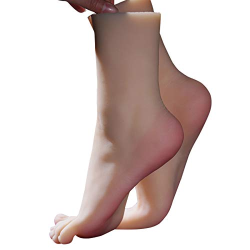 Linmin 9007468665995 1 Pair Of Soft Silicone Life-Size Female Model Feet Models Display Artistic Sketches thumb #2