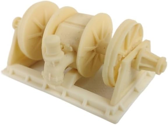 1Set 52x28x18mm Simulation Windlass Kit Resin Anchor Winch Diorama Accessory for Crafting Detailed Miniature Ship Scenes