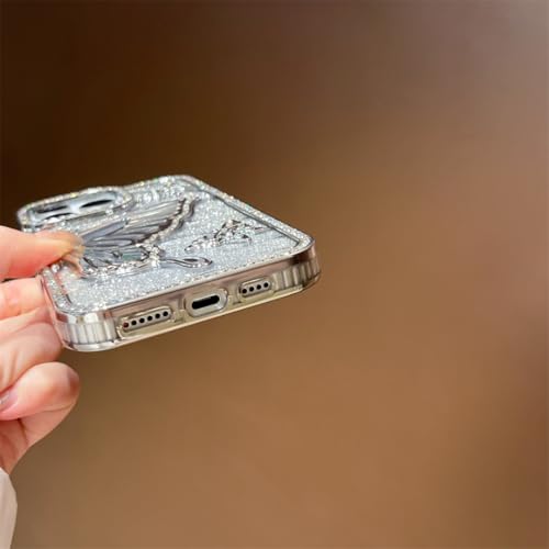 Coque iPhone 13 Pro Max strass paillettes or accessoire de mode pour soirées - 7