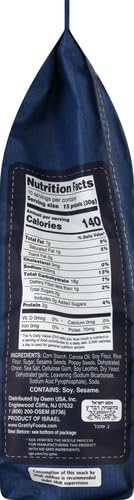 Image of Osem Gratify Gluten Free Everything Thins - Gratify Gluten Free Pretzel Crisps, GF Party Snack Bags, Thins with Onion & Garlic Seasoning - 10.5 oz Bag (Pack of 2)