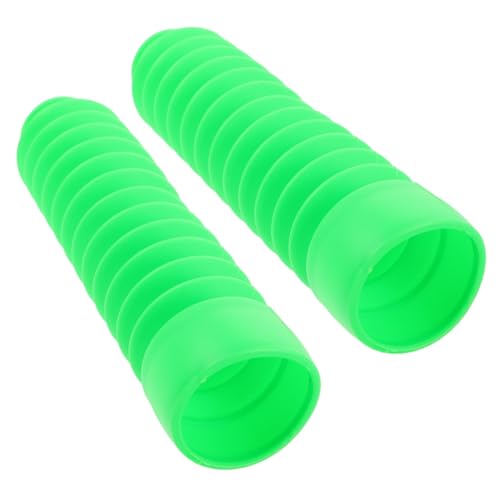 Funda amortiguadora verde de moto para absorción de impactos