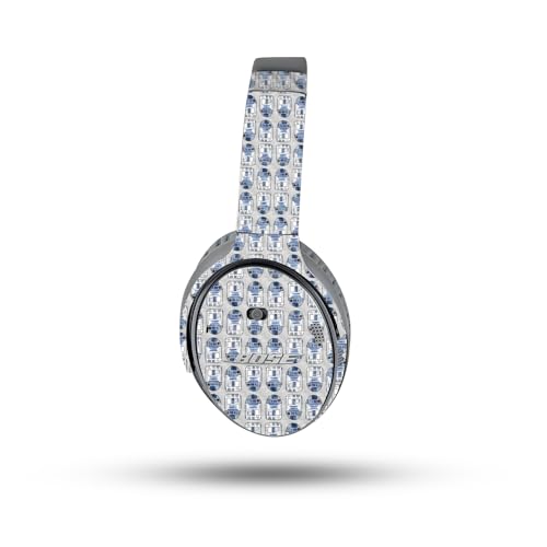 Image of MightySkins Carbon Fiber Skin Compatible with Bose QuietComfort 35 II Headphones - Galaxy Bots | Protective, Durable Textured Carbon Fiber Finish | Easy to Apply