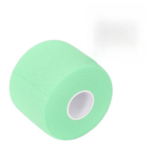 Badminton Grip Cushion Wrap, 20m×60mm Tennis Racket Grip Tape Tennis Handle Wrap Anti Skid Cushion Accessories for Training (Bright Green)