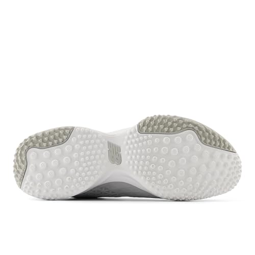 New Balance Men's FuelCell 4040 V8 Turf-Trainer Baseball Shoe, Team Away Grey/White, 5 M