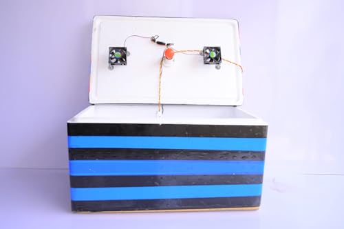Image of 85 eggs Semi Automatic EPS Thermocol Incubator usefull for chicken, quail, duck, turkey, goose,reptile,peacock,parrot