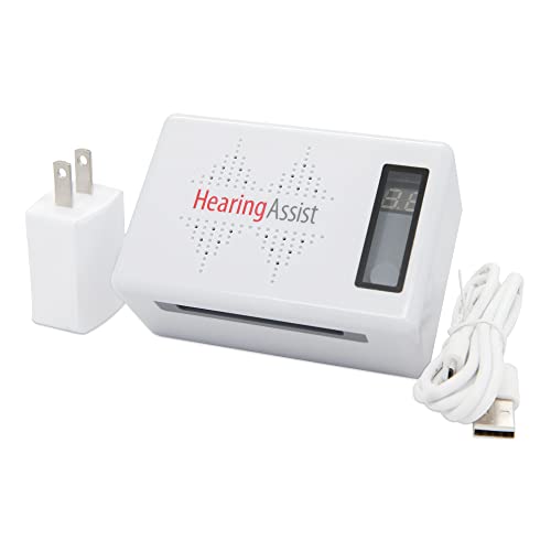 Hearing Aid Dehumidifier By Hearing Assist - Electronic Dryer Protects & Cleans Your Hearing Aids - Lightweight, Compact & Portable Dehumidifier Extends The Life Of Your Hearing Aids #TOP27
