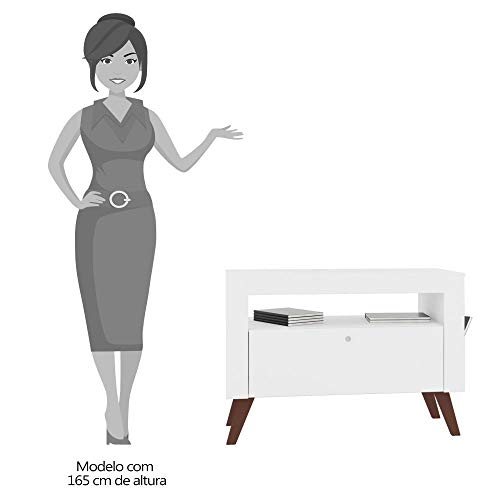 Rack Para Tv Até 47 Polegadas Branco Toronto Art In Móveis