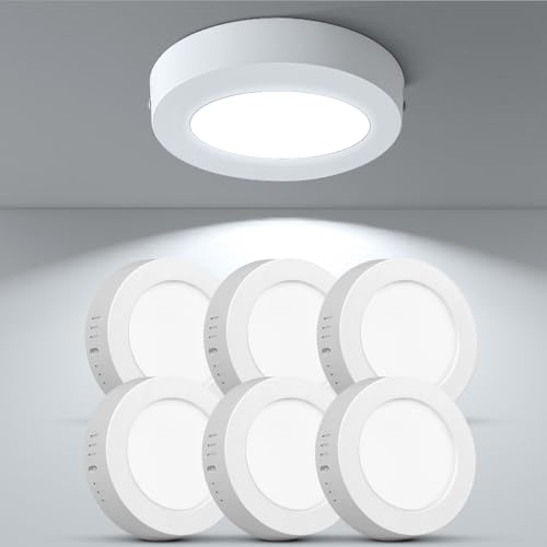 Listado de Plafon para techo , tabla con los diez mejores. 46 YICALE Lampara Plafon de Techo Redonda,10W 6500K Lamparas de Techo para Interior de Casas Súper Brillante para Salas Modernas,Cocina,Recamara,Pasillo,Dormitorio,Ø150mm