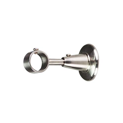 VOSAREA Curtain Pole Brackets Ceiling Mount Heavy Duty Curtain Rod Holders for 28mm Poles - Image 4
