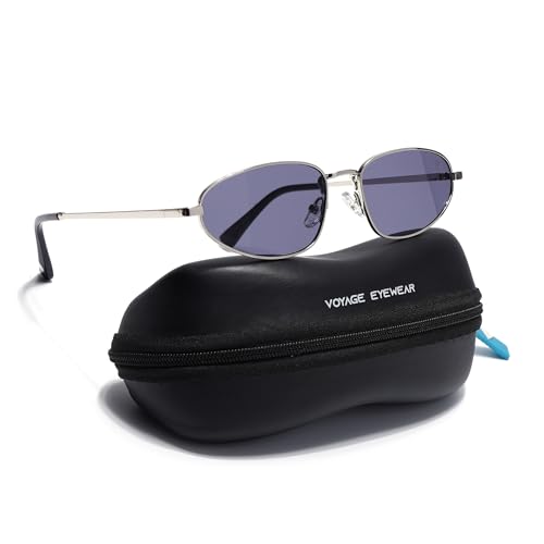Image of Voyage UV Protected Oval Sunglasses for Men & Women
