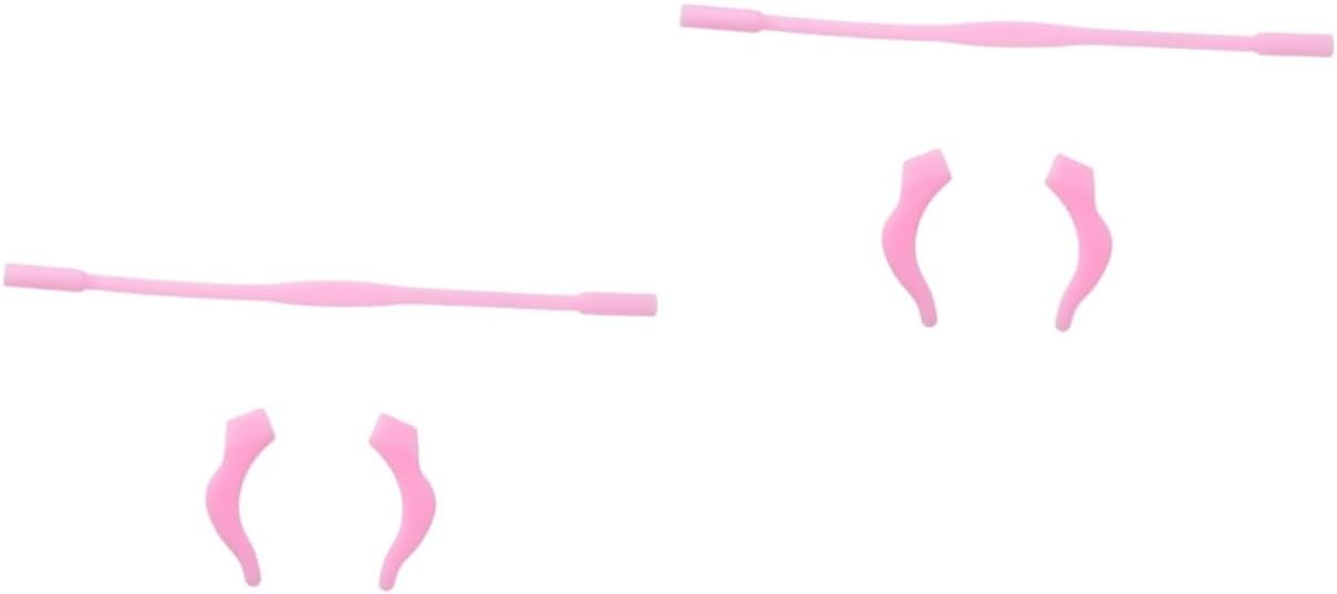 Hemoton 2pcs Glasses Retainer Eyeglass Ear Hook Grip Boys and Girls Safety Glasses Holder Comfortable Flexible