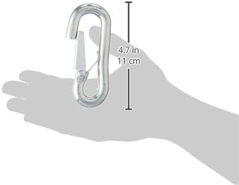 CURT 81271 Snap Hook Trailer Safety Chain Hook Carabiner Clip, 7/16-Inch Diameter, 5,000 lbs, CLEAR ZINC - Image 8