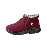 Lmlmigy Womens Puffy Winter Boots Voluminous Plush Fur...