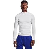 Under Armour Herren Heatgear Armour Comp Mock Langarmshirt, Weiß, M EU - 2