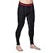 Produktbild Thermowave Xtreme Merino Unterwäsche Herren - Lange Unterhose Männer - Thermounterwäsche Herren - 220 GSM Weiche Leichtgewicht für Ski Fahren Snowboarden - Weiter Bund, Schwarz/Dunkelgrau Melange, XL