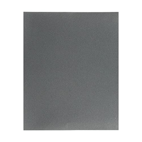 3M Wetordry Abrasive Sheet 02007, 220, Flexible, Durable, Surface Finishing, Waterproof, 9 in x 11 in, 50 Sheets, Black