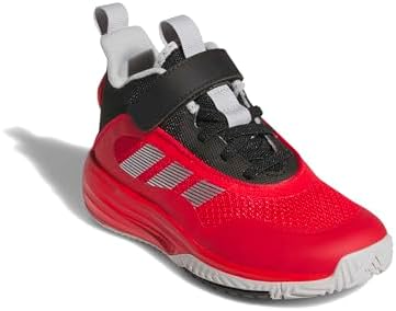 adidas OWNTHEGAME 3.0 K Unisex Çocuk Ayakkabı Orta Taban (Futbol Dışı), pure ruby/silver met./core black, 37 1/3 - Görsel 4